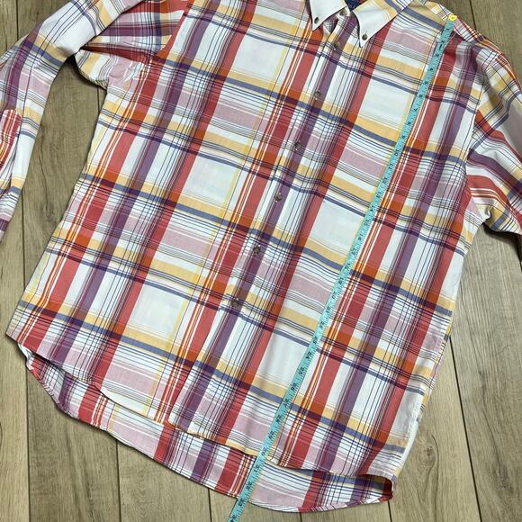 Pendleton Plaid Long Sleeve Cotton Button Down Shirt Size XL - Picture 8 of 9